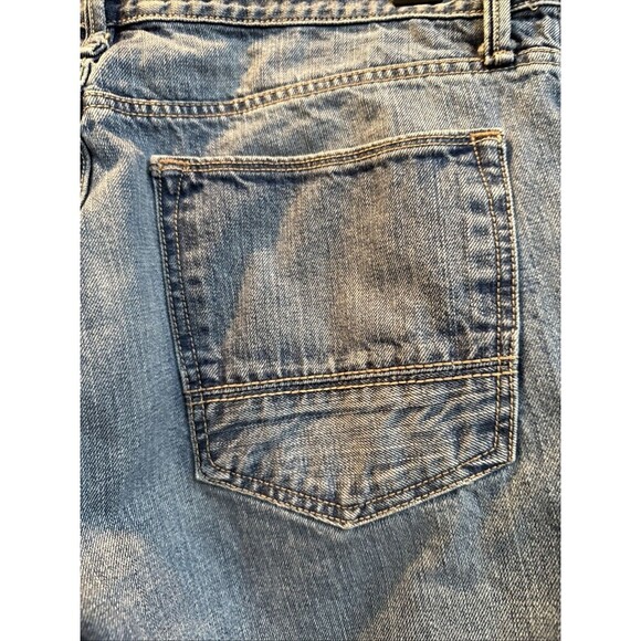 Arizona Original Straight Loose Fit Jeans Mens Sz 36X30 Blue Denim 100% Cotton - Picture 7 of 9